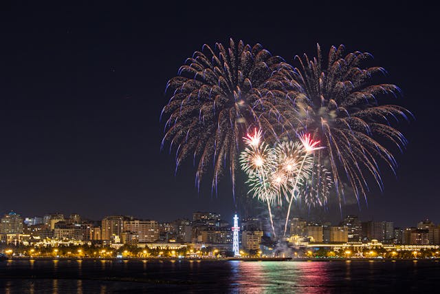 Drones en vuurwerk